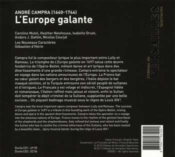 2CD André Campra: L'Europe Galante