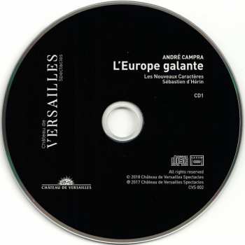 2CD André Campra: L'Europe Galante