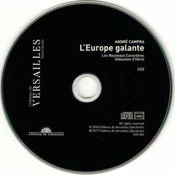 2CD André Campra: L'Europe Galante