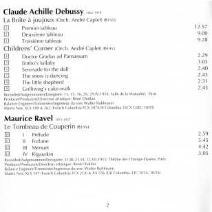 CD André Cluytens: Conducts Debussy & Ravel