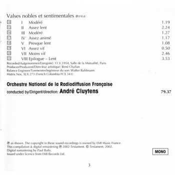 CD André Cluytens: Conducts Debussy & Ravel