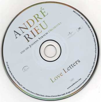 CD André Rieu: Love Letters