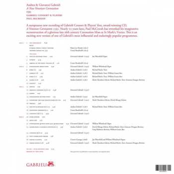 2LP Andrea Gabrieli: A New Venetian Coronation