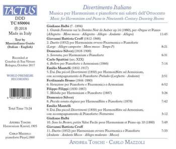 CD Andrea Toschi: Divertimento Italiano