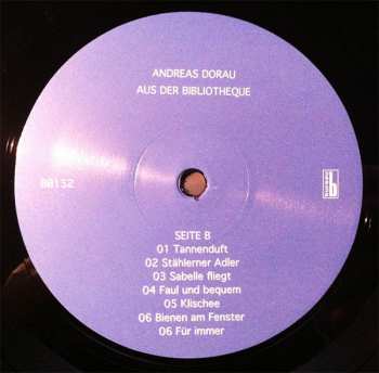 LP/CD Andreas Dorau: Aus Der Bibliotheque