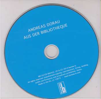 LP/CD Andreas Dorau: Aus Der Bibliotheque
