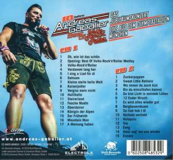 2CD/Caja Andreas Gabalier: Best Of Volks-Rock’n’Roller – Das Jubiläumskonzert Live Aus Dem Olympiastadion In München DIGI