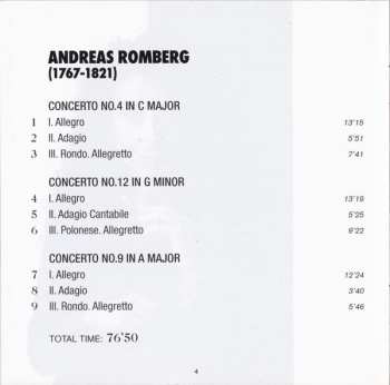CD Andreas Romberg: Violin Concertos