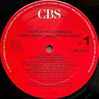 LP Andreas Vollenweider: White Winds (Seeker's Journey)