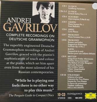 10CD/Caja Andrei Gavrilov: Complete Recordings On Deutsche Grammophon