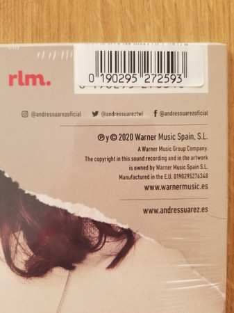 LP/CD Andrés Suárez: Andrés Suárez 