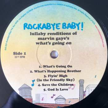 LP Andrew Bissell: Rockabye Baby! Lullaby Rendition Of Marvin Gaye's What's Going On LTD