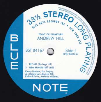 LP Andrew Hill: Point Of Departure