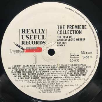 LP Andrew Lloyd Webber: The Premiere Collection - The Best Of Andrew Lloyd Webber
