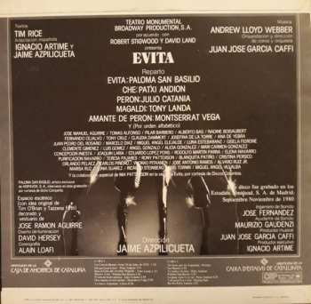 LP Andrew Lloyd Webber: Evita (Version Original En Español)(Edicion Resumida)