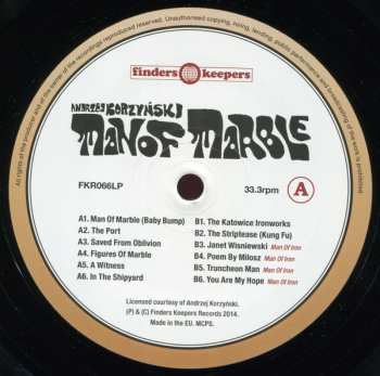 LP Andrzej Korzyński: Man Of Marble