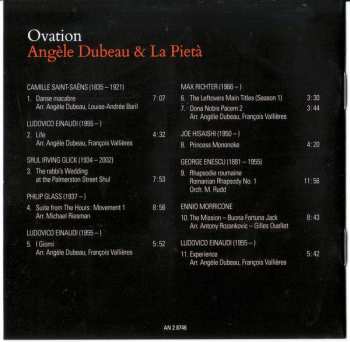 CD Angèle Dubeau: Ovation En Concert / Live DIGI