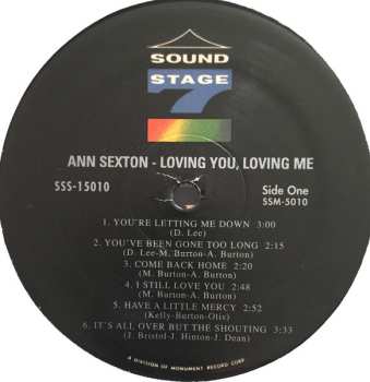 LP Ann Sexton: Loving You, Loving Me
