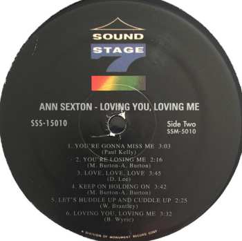 LP Ann Sexton: Loving You, Loving Me
