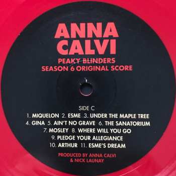 2LP Anna Calvi: Peaky Blinders: Season 5 & 6 Original Score LTD