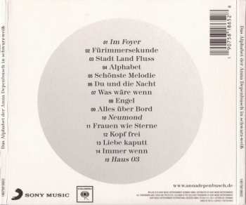 CD Anna Depenbusch: Das Alphabet Der Anna Depenbusch In Schwarz-Weiß