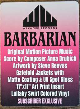 LP Anna Drubich: Barbarian (Original Motion Picture Soundtrack) CLR