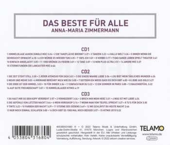 3CD Anna-Maria Zimmermann: Das Beste Für Alle