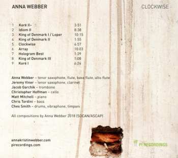 CD Anna Webber: Clockwise DIGI