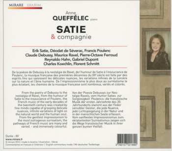 CD Anne Queffélec: Satie & Compagnie - Pièces Pour Piano Seul de Satie, Ravel, Debussy, Hahn...