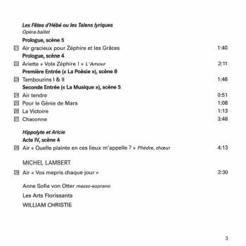 CD Anne Sofie Von Otter: Ombre De Mon Amant (French Baroque Arias)