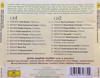 2CD Anne-Sophie Mutter: ASM35 The Complete Musician: Highlights