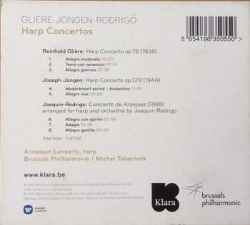 CD Anneleen Lenaerts: Gliere- Jongen - Rodrigo / Harp Concertos