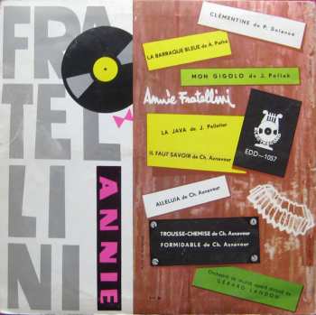 LP Annie Fratellini: Recital Annie Fratellini