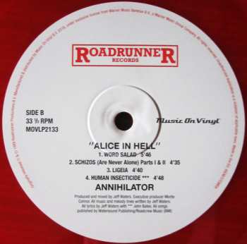 LP Annihilator: Alice In Hell LTD | NUM | CLR
