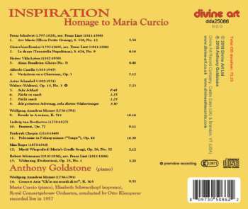CD Anthony Goldstone: Inspiration - Homage To Maria Curcio