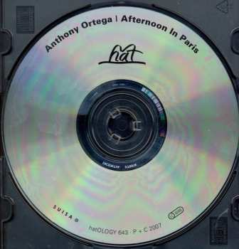 CD Anthony Ortega: Afternoon In Paris
