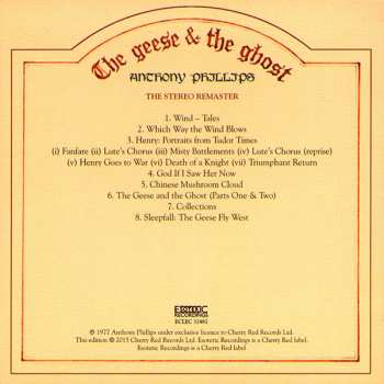 2CD/DVD/Caja Anthony Phillips: The Geese & The Ghost