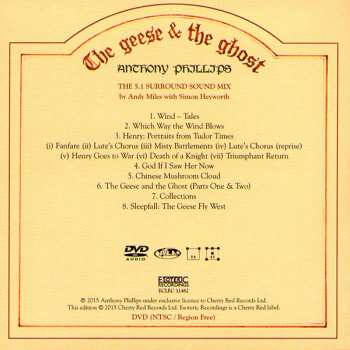 2CD/DVD/Caja Anthony Phillips: The Geese & The Ghost