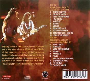 2CD Anthrax: Dallas Live In The '80s