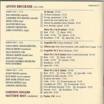 3CD Anton Bruckner: Masses • Te Deum • Psalm 150