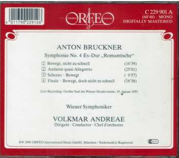 CD Anton Bruckner: Bruckner. SYmphonie No$ Es-Dur