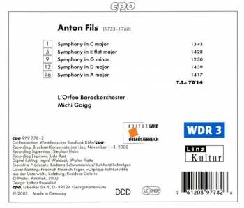 CD L'Orfeo Barockorchester: Symphonies