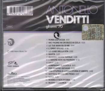 CD Antonello Venditti: Gli Anni 70