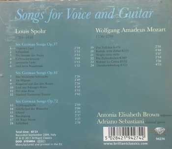 CD Adriano Sebastiani: Spohr : Songs For Voice And Guitar