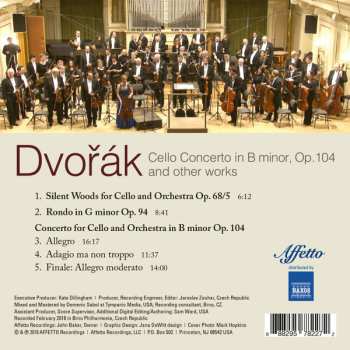 CD Antonín Dvořák: Cello Concerto In B Minor, Op. 104 And Other Works