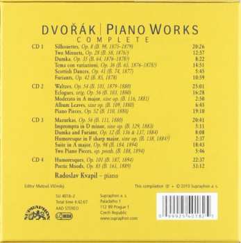 4CD/Caja Antonín Dvořák: Piano Works Complete