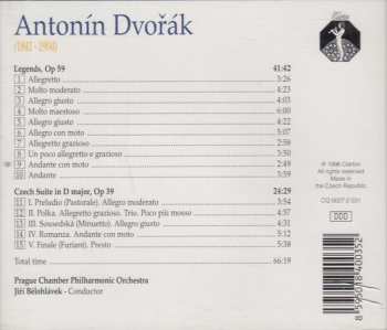 CD Prague Chamber Orchestra: Legends - Czech Suite