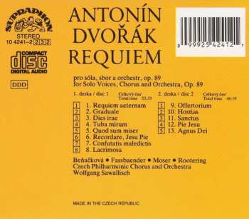 2CD Antonín Dvořák: Requiem
