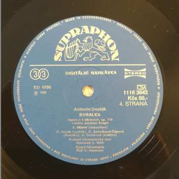 3LP/Caja Antonín Dvořák: Rusalka