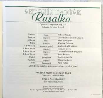 3LP/Caja Antonín Dvořák: Rusalka